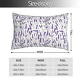 thumbnail image 2 of Salouo Lavender Flowers Pattern Pillow Cases,1PC Pillow Covers with Envelope Closure Decorative Pillow Case for Bed Couch,Pillows Not Included-20"x30", 2 of 6