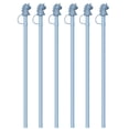 thumbnail image 1 of Pajitas de silicona reemplazables de 12 pulgadas de largo (con funda), compatibles con vasos de 40 oz y 30 oz, paquete de 6 pajitas reutilizables, 1 of 5