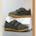 thumbnail image 6 of Yuncity Boys Girls Sneakers Hook Loop Wide Toe Lightweight Casual Athletic Non- Outdoor Daily Wear Kids Shoes Size 7.5-8 Years Green, 6 of 7