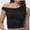 Black, variant on Womens Off The Shoulder Tops Sleeveless Shirts Going Out Crop Tank Tops Slim Fitted Summer Outfits