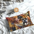 thumbnail image 5 of Yiaed Abstract Lion Painting Print Brushed Microfiber Envelope Pillowcases, Standard,Envelope Closure Pillow Cases(No pillow core)-14"x20", 5 of 6