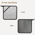 thumbnail image 2 of Rocae Silver Glitter for Square Silicone Anti-scalding Mat Trivet Hot Pads for Kitchen Counter, Silicone Trivets for Hot Pots and Pans, 2 of 8