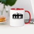 thumbnail image 3 of CafePress - Roots Of Cleveland OH Skyline Mugs - 11 oz Ceramic Mug - Novelty Coffee Tea Cup, 3 of 4