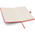 thumbnail image 2 of Carnet A5 avec Pages Doublées, Boucle pour Stylo, Ruban, Journal Rigide Moyen, Note, Papier Source Durable (Rouge), 2 of 5