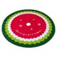 thumbnail image 1 of Falda de árbol de Navidad de sandía de 48 pulgadas Decoraciones navideñas creativas Fondo de árbol de Navidad Delantal BR  Rojo Verde, 1 of 4