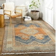 thumbnail image 4 of Hauteloom Charmhaven Wool Living Room, Bedroom Area Rug - Southwestern - Blue, Dark Red, Burnt Orange - 2' x 3', 4 of 9