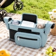 thumbnail image 6 of Aaihamo Universal Stroller Organizer, Hanging Portable Storage Bag with 2 Cup Holders Detachable Wrist Shoulder Strap, Durable Stroller Pouch for Umbrella Pet Stroller, 6 of 7
