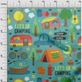 thumbnail image 3 of oneOone Cotton Cambric Dusty Teal Green Fabric Camping Fabric For Sewing Printed Craft Fabric By The Yard 42 Inch Wide, 3 of 6