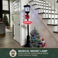 thumbnail image 4 of Fraser Hill Farm 5.9 ft Musical Snowy Christmas Street Lamp in Black, FSSL071A-BLK2, 4 of 16