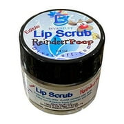 Diva Stuff Ultra Hydrating Lip Scrub for Soft Lips, Gentle Exfoliation, Moisturizer & Conditioner, Reindeer Poop – ¼ oz (Made in the USA)