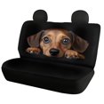 thumbnail image 5 of CHAQLIN Brown Dog Car Rear Seat Covers for Men, Set of 2 Car Back Seat Covers Stretch Non-Slip Auto Rear Seat Protectors, 5 of 6
