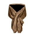 thumbnail image 5 of Womens Winter Faux Fur Scarf Wrap Collar Shrug For Dinner Parties, 5 of 8