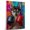 Alaskan Klee Kai, variant on Papillon Dog Boxing Art Stretched Canvas Size 8x12 – Papillon Dog Playing Boxing Wall Art, Dog Lover Canvas, Sports Theme Decor for Living Room