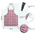 thumbnail image 7 of Pink Dachshund Chips Kids Aprons for Girls and Boys,Adjustable Neck Strap Toddler Aprons for Kids Cooking Baking, 7 of 7
