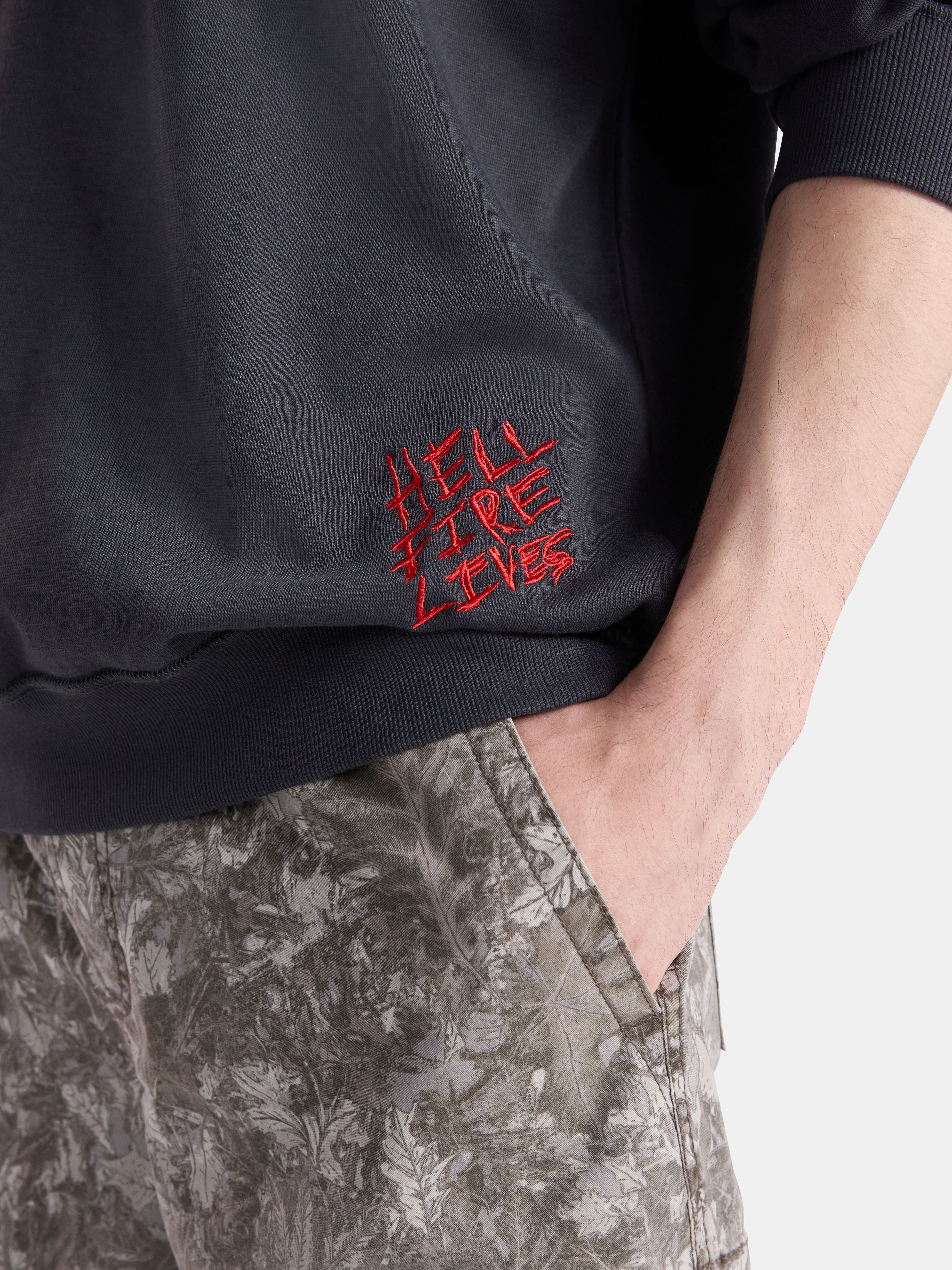 Netflix Stranger Things Hellfire Club Graphic Sweatshirt from No Boundaries, Men’s and Big Men’s