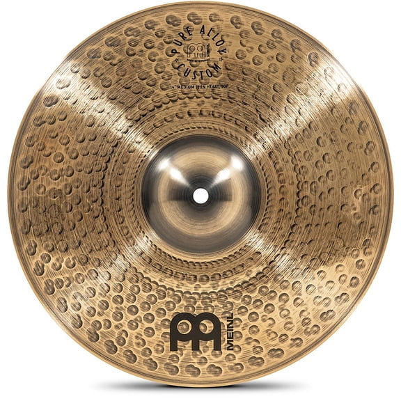 Meinl Pure Alloy Custom Medium Thin Hi-Hat Cymbal Pair