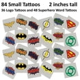thumbnail image 6 of 134 pc Super Hero Party Favor Pack (12 Superhero Buildables & 48 Superhero Tattoos, 12 Punching Balloon Punchballs, 12 Superhero Keychains), Super Hero Birthday Shop Party Favor Supplies & Decorations, 6 of 10