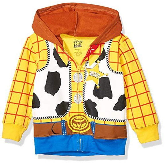 Disney Boys' Toddler Sheriff Woody Toy Story Costume Hoodie