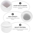 thumbnail image 3 of IFANLANDOR 1kg High Purity Quartz Crucible For Smelting Metals Melting Cup For Casting, 3 of 8