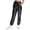 Black, variant on Kids Girls Metallic Harem Pants Hip Hop Jazz Street Dance Trousers Athletic Sweatpants Silver 10