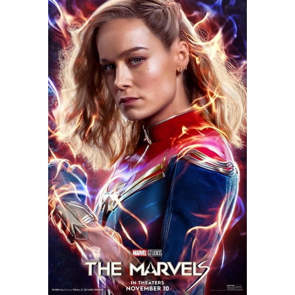 The Marvels Movie Poster Glossy Quality Paper No Frame Photo Art Print Size 11x17 #2