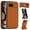 Brown, variant on Allytechgroup Wallet Case for Google Pixel 8A with Credit Card Slot, PU Leatehr Phone Case with Stand RFID Blocking Shockproof Back Cover for Google Pixel 8A for Women Men, Darkpurple