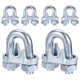 thumbnail image 1 of Uxcell 6-Pack Abrazaderas de Cable, Clip de Cable de Acero al Carbono M10, Sujetador de Silla de Perno en U, 1 of 6