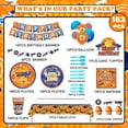 thumbnail image 5 of Dart Party Supplies,162pcs Dart Birthday Decorations Tableware Set - Dart Party Plates Cups Napkins Tablecloth&Dart Balloons Banner Cake Topper, 5 of 5