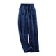 thumbnail image 1 of Pantalones de pijama de franela para mujer: forro polar coral, boca ancha, gruesos y cálidos, ropa de estar por casa para otoño/invierno (Nota: los datos originales pueden contener errores de género), 1 of 3