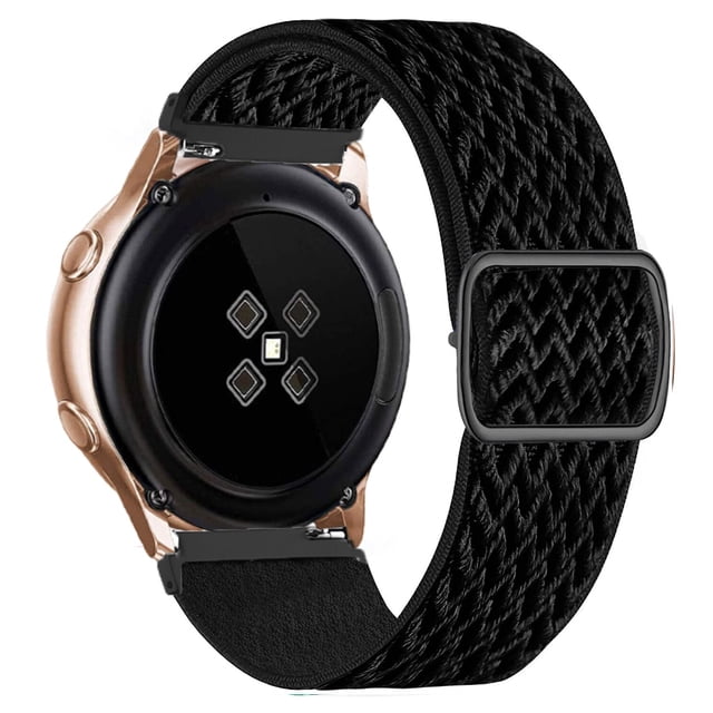 Correa de 20mm y 22mm para Samsung Galaxy Watch 5/pro/4/classic/3/Active 2 44 45mm Gear S3 correa de nailon elástico Huawei GT 2 2e pro 3 Tan Jianjun unisex