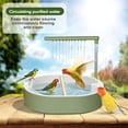thumbnail image 6 of Automatic Bird Bath with Circulating Faucet Shower, Bird Shower Bath Cage Accessories Indoor Pet Supplies, Small Bird Bath Shower Fountain, 6 of 6