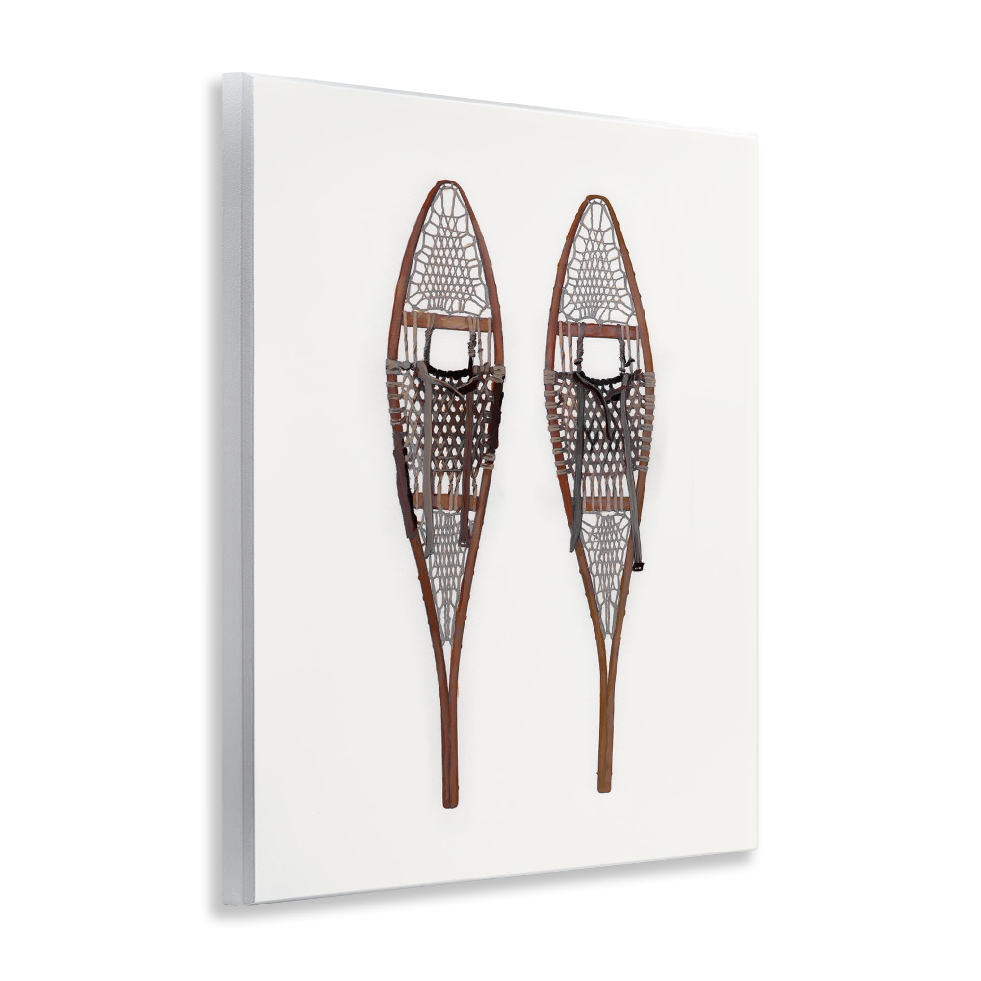 Stupell Industries Minimal Winter Snow Shoes Sports Painting Unframed Art Prints Wall Art, 11 x 14