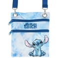 thumbnail image 2 of Disney Stitch Blue Zip-up Passport Bag, Crossbody, 2 of 4