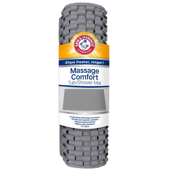 Arm & Hammer™ Massage Comfort Tub/Shower Mat, 17x29, Grey