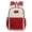 Red, variant on TBWNWG Students Backpack Lightweight School Bag for Students Travel Study Everyday Use Comfortable Student Bookbag With Design