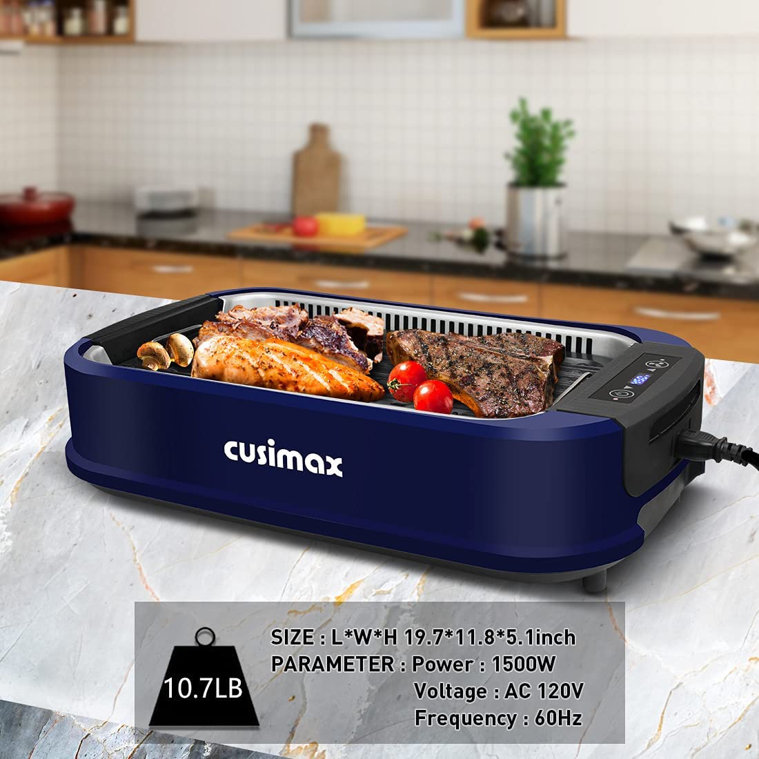 cusimax smokeless grill recipes