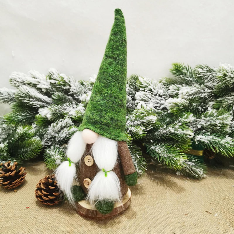 Christmas Gnome Plush Doll Pendant Xmas Tree Hanging Ornament Party Decor Gift