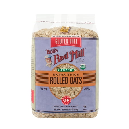 Bobs Red Mill Gluten Free Rolled Oats, Thick, 32 Oz