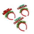 thumbnail image 5 of 3 piezas de diademas de fiesta navideña para niños: accesorios navideños para mujeres, divertido accesorio de disfraz navideño para usar en la fiesta, 5 of 5
