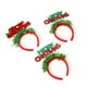 thumbnail image 2 of 3 piezas de diadema de Papá Noel novedosa, aro para el pelo de reno, gorro navideño, tocado de Navidad, suministros para fiestas y festivales, 2 of 5