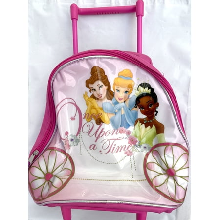 Disney Princesses Pre-K Toddler Size small carriage rolling bag