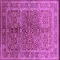 thumbnail image 1 of Ahgly Company Indoor Square Oriental Purple Industrial Area Rugs, 7' Square, 1 of 4