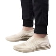 thumbnail image 3 of Men's Walking Shoes Comfort Soft Sock Sneakers Breathable Knit Woven L𝗈afers Shoes S𝗅ip On Laceless Workout Shoes Wide Width Tennis Sport Shoes Casual Outdoor Walking Shoes, 3 of 9