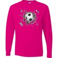 thumbnail image 3 of Inktastic Soccer Breakthrough Long Sleeve T-Shirt, 3 of 5