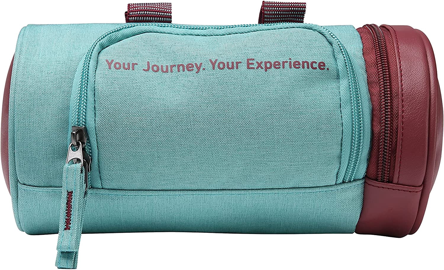 sixthreezero Bike Handlebar Bag, Waterproof Bicycle Front Roll Bag, Teal