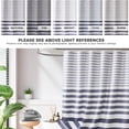 thumbnail image 4 of Cortina de ducha Madison Park Spa Waffle Weave, 90 x 180 cm, color azul, 4 of 8