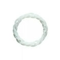thumbnail image 5 of HOOUN Natural White Jade Bangle Women Lucky Hollow Spiral Twist Bracelet, 5 of 5