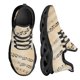 thumbnail image 1 of Zapatos planos con estampado de notas musicales de moda para mujer, zapatillas deportivas cómodas con plataforma y cordones., 1 of 6