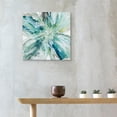 thumbnail image 2 of Masterpiece Art Gallery Blossom Bursts Aqua Floral by Carol Robinson Canvas Art Print, 2 of 2