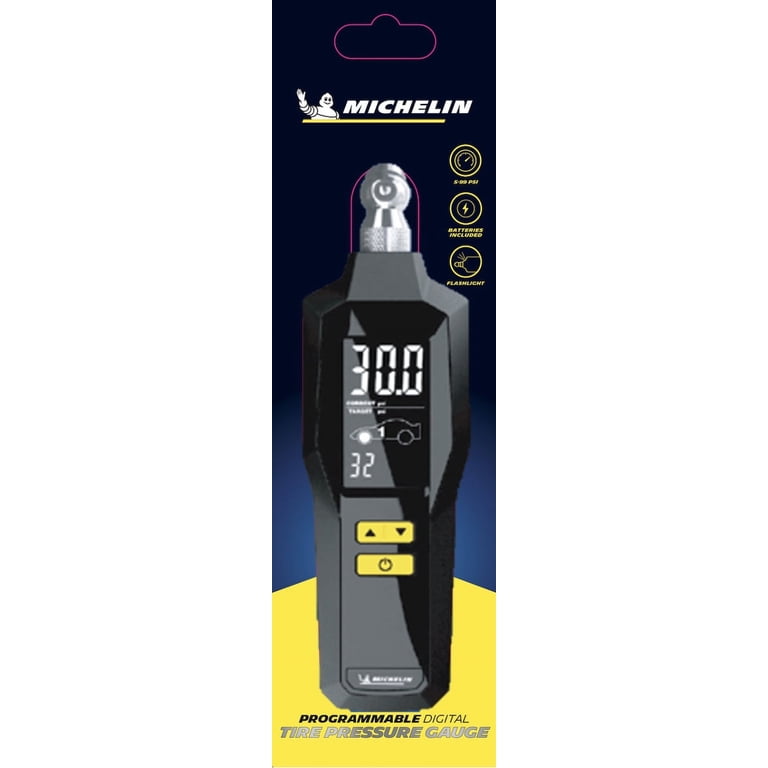 Michelin Programmable Digital Tire Pressure Gauge, 5-99 Psi photo 6